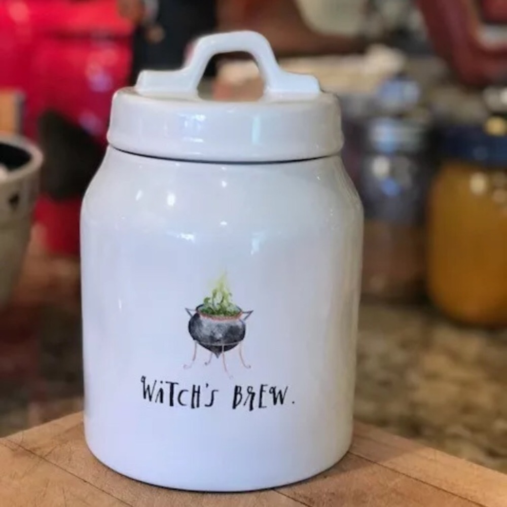 Rae Dunn Witches Brew Porcelain Container
